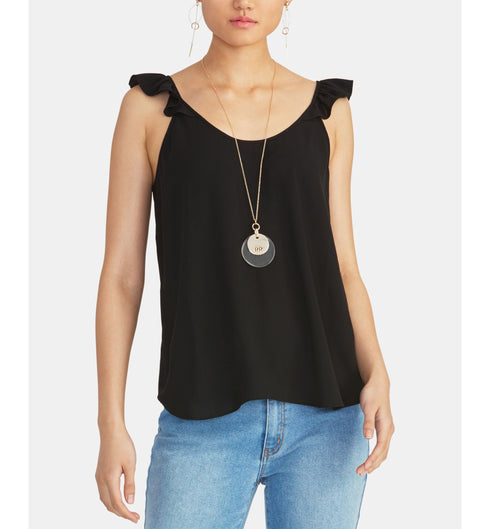 Rachel Rachel Roy Lia Ruffled Sleeveless Top